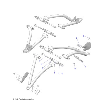 SUSPENSION, A-ARM MOUNTING - A24SHR57AM (C102438)