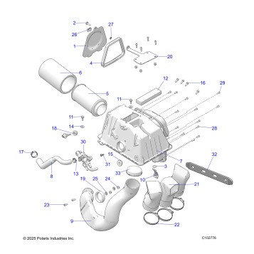 ENGINE, AIR INTAKE - A26SXM95AR (C102776)