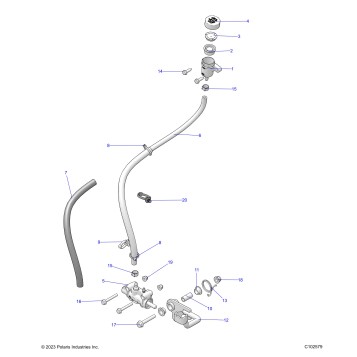 BRAKES, BRAKE PEDAL and MASTER CYLINDER - A24SEK57A4 (C102579)