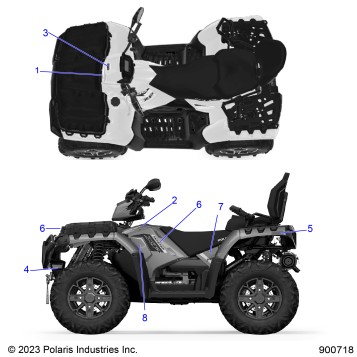 BODY, DECALS, GRAPHIC - A24SYY95AH (900718)