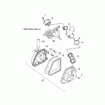 AIR CLEANER - A04KA09CA/CB (4991329132A07)