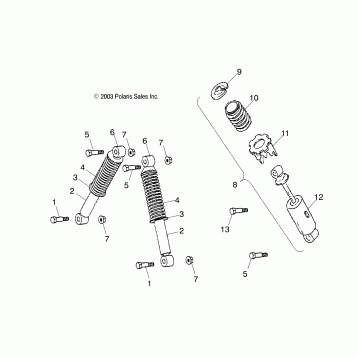 SUSPENSION - A04KA09CA/CB (4991329132B06)