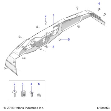 BODY, BUMPER, REAR - A20HAB15A2 (C101853)
