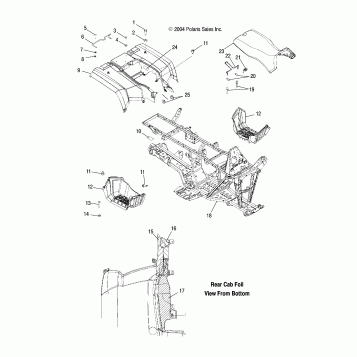 REAR CAB and SEAT - A05MH42AB/AG/AH (4994139413A03)