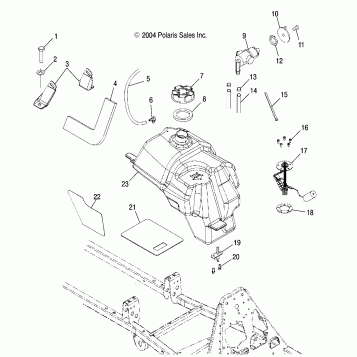FUEL TANK - A05MH42AB/AG/AH (4994139413B02)