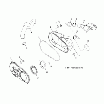 CLUTCH COVER - A05MH42AB/AG/AH (4994169416C09)