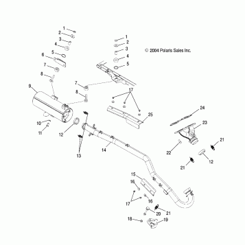 EXHAUST SYSTEM - A05MH68AK/AN/AD (4994199419A11)