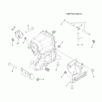 TRANSMISSION MOUNTING - A05MH68AK/AN/AD (4994199419D01)
