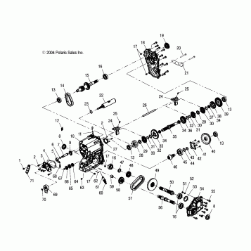 GEARCASE - A04CH68AK/AL/AN/AO (4994199419D02)