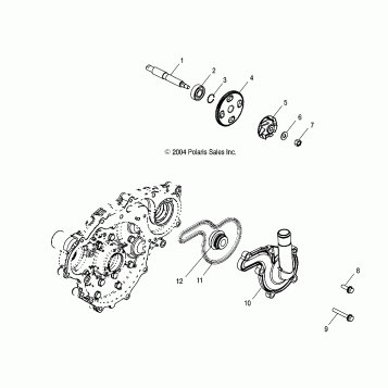 ENGINE, WATER PUMP - A05MH68AK/AN/AD (4994199419E01)