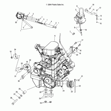 ENGINE MOUNTING - A05MH68AK/AN (4994229422B01)