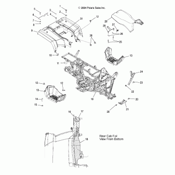 REAR CAB and SEAT - A05MH68AC/AS/AT/AU/AW (4994279427A03)