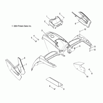 FRONT CAB - A05MH68AC/AS/AT/AU/AW (4994279427A05)