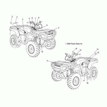 DECALS - A05MH68AU/AW (4994279427A12)