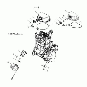 THROTTLE BODY MOUNTING - A05MH68AC/AS/AT/AU/AW (4994279427D14)