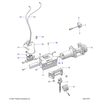 CHASSIS, WINCH - A26SXZ85A9/AN/AZ (C0211574)