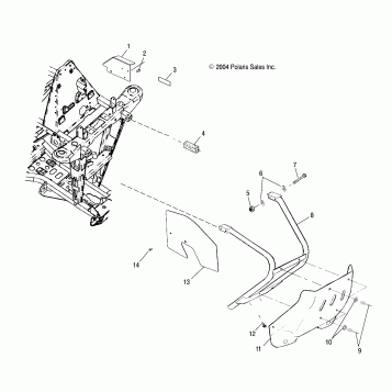 FRONT BUMPER and SHIELDS - A05BA25CA/CB (4994739473A05)