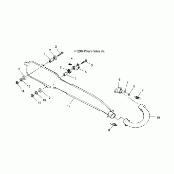 EXHAUST SYSTEM - A04BA25CA/CB (4994739473A08)