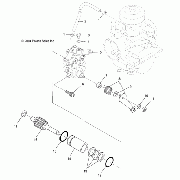 OIL PUMP - A04BA25CA/CB (4994739473C11)
