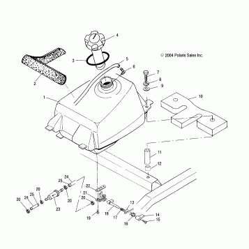 FUEL TANK - A04BG50AA/FA (4994789478A12)