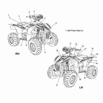 DECALS - A05BG50AA/FA (4994789478A13)