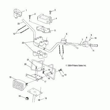 HANDLEBAR/HEADLIGHT - A05BG50AA/FA (4994789478B06)