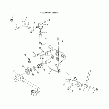 REAR BRAKE MASTER CYLINDER - A05BG50AA/FA (4994789478B12)