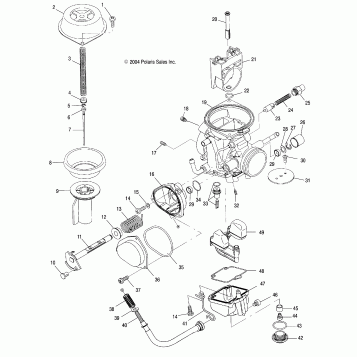 CARBURETOR - A04BG50AA/FA (4994789478D01)