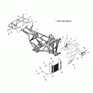 BUMPER and RACK MOUNTING - A05CA32AA/AB/AC/FA (4994839483A06)