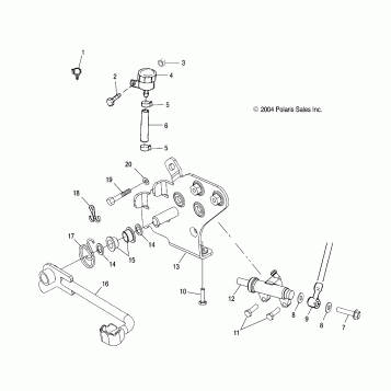 REAR BRAKE MASTER CYLINDER - A05CA32AA/AB/AC/FA (4994839483B03)