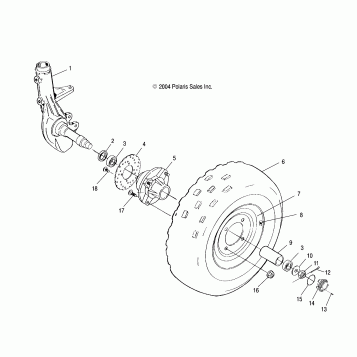 FRONT WHEEL - A03CB32AA/FC (4994889488B06)