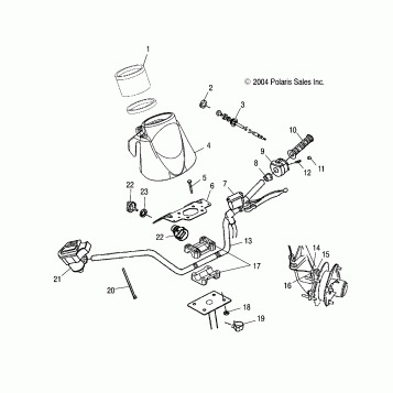 HANDLEBAR - A05CB32AA (4994889488C01)
