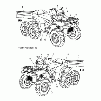 DECALS - A05CL50AA (4995019501A05)