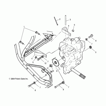 GEARCASE MOUNTING - A05CL50AA (4995019501C08)