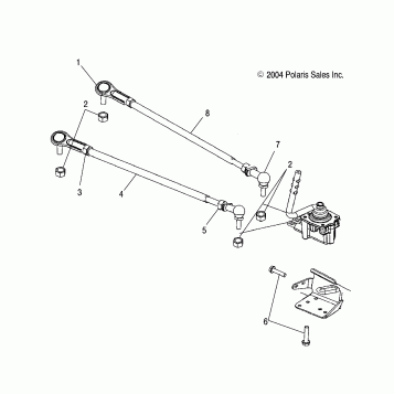 GEARCASE SELECTOR MOUNTING - A05CL50AA (4995019501C12)