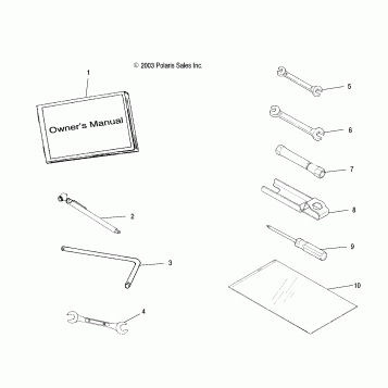 TOOL KIT - A04CL50AA (4995019501E03)