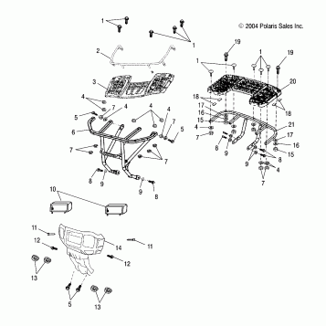 BUMPER/RACKS - A05FA09CA/CB/CC (4995069506B03)