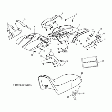 CAB/SEAT - A05FA09CA/CB/CC (4995069506B05)