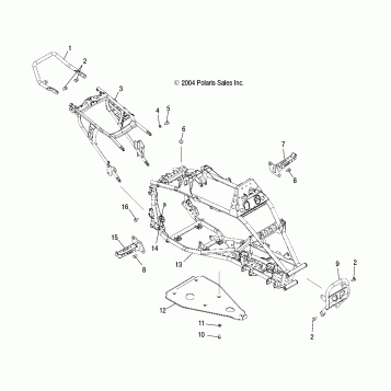 MAIN FRAME - A05GJ50AA/AB/AC (4995119511A03)