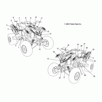 DECALS (AB) - A05GJ50AB (4995119511A08)