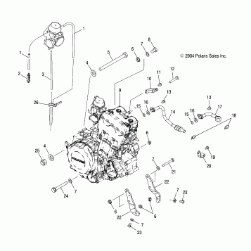 ENGINE MOUNTING - A05GJ50AA/AB/AC (4995119511A13)
