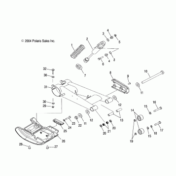 SWING ARM - A05GJ50AA/AB/AC (4995119511B08)