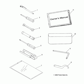 TOOL KIT - A05GJ50AA/AB/AC (4995119511D09)