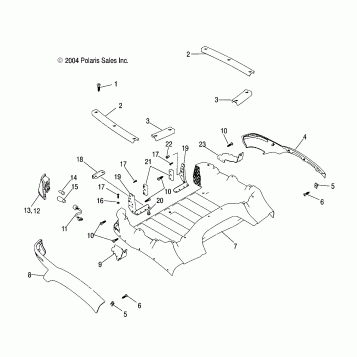 REAR BOX - A05JD32AA (4995169516A05)