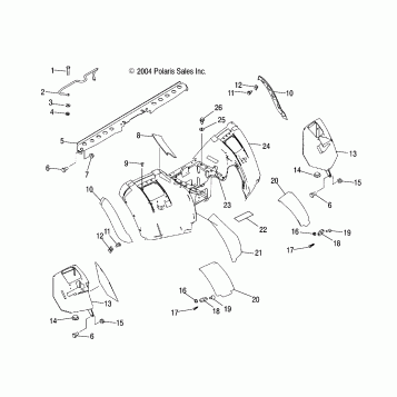 REAR CAB - A05JD32AA (4995169516A07)