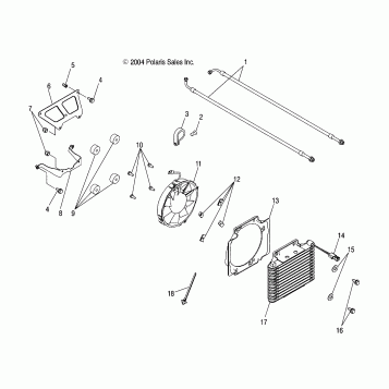 OIL COOLING - A05JD32AA (4995169516A14)
