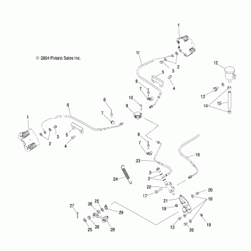 REAR BRAKE - A05JD50AA/AB/AC (4995169516C01)