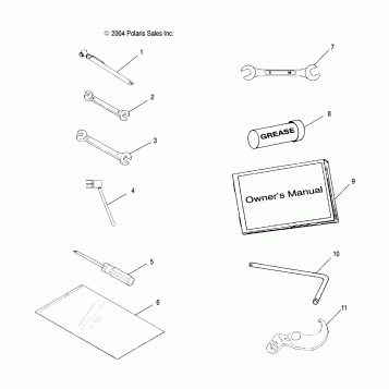 TOOL KIT - A05JD32EA (4995169516E04)