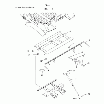 BOX FRAME - A05JD50AA/AB/AC (4995189518A04)