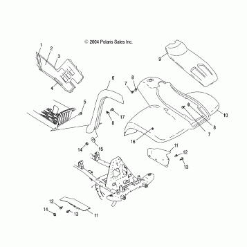 FRONT CAB - A05JD50AA/AB/AC (4995189518A10)